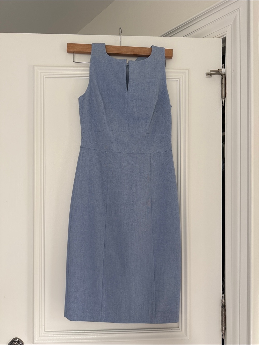 Banana Republic Sleeveless Powder Blue Sheath Dress